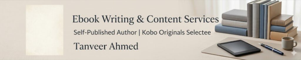 Services professionnels de rédaction de contenu et ebook – Kobo Originals Author - portfolio - 0