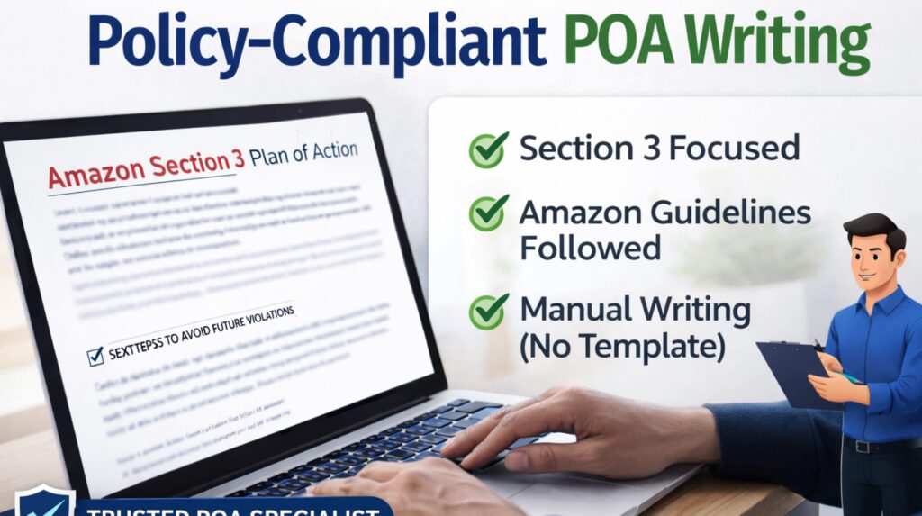 I will reinstate your suspended amazon account and write a professional POA - portfolio - 1