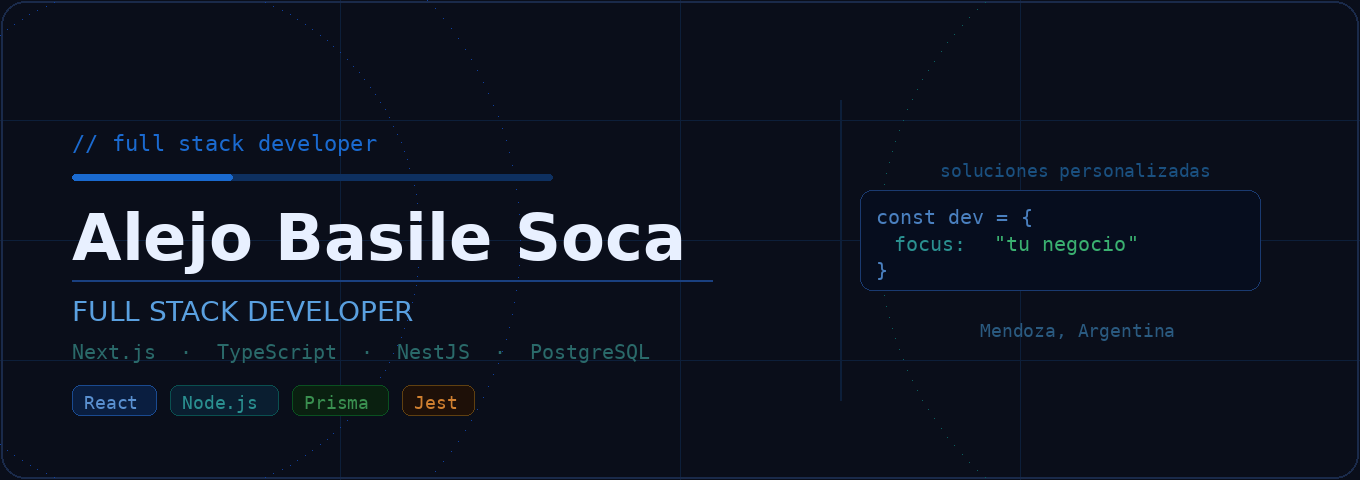 Alejo Basile Soca - cover