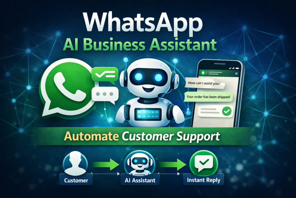 Je vais créer un assistant IA WhatsApp pour que votre entreprise réponde aux clients - portfolio - 0