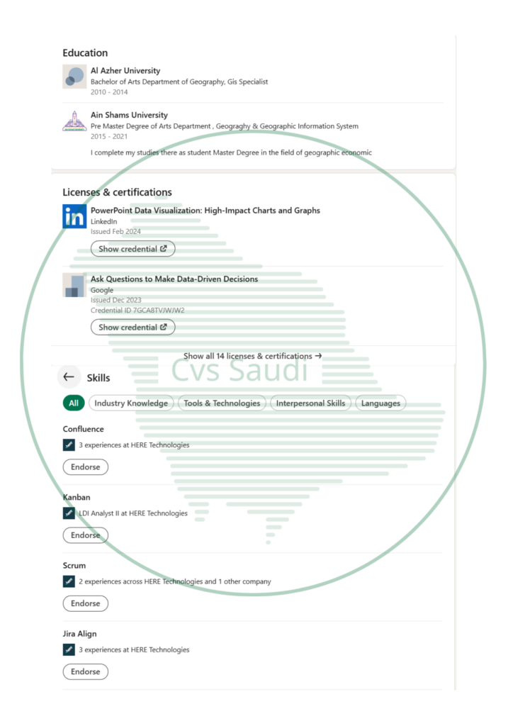 Créer un profil LinkedIn - portfolio - 2