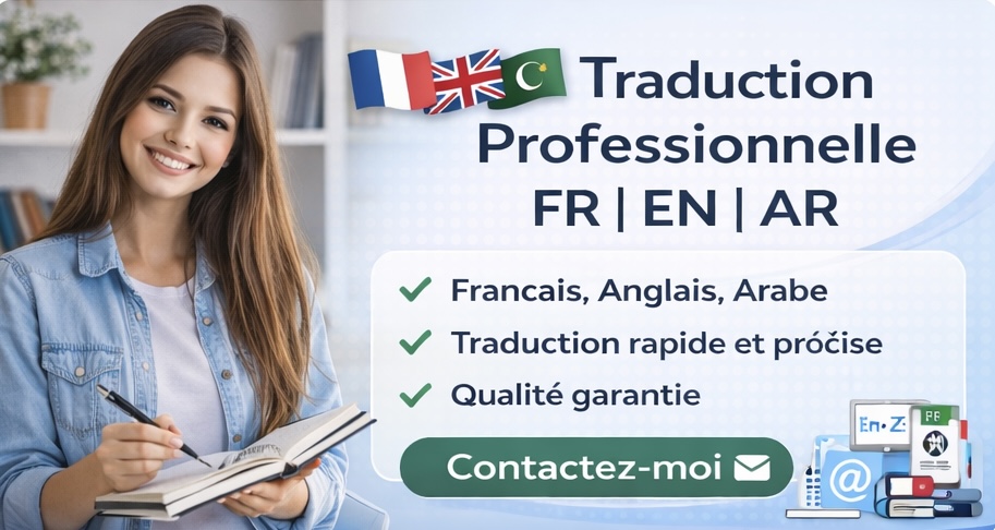 Je vais traduire vos textes en français, anglais et arabe - portfolio - 0