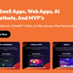 You will get AI SaaS Websites, Web Apps, AI chatbots for Startups and Mvp