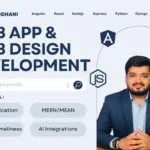 I will develop angular node full stack web developer