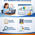 I will manage, clean, and analyze your business data accurately