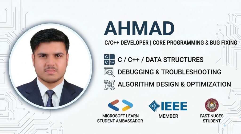 Core Programming & Bug Fixing Focus (C/C++) - portfolio - 0