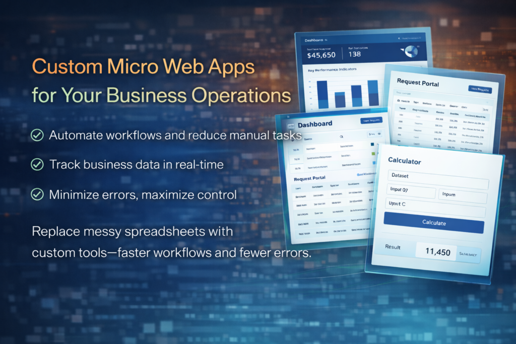 Custom Micro Web App for Internal Operations - portfolio - 0