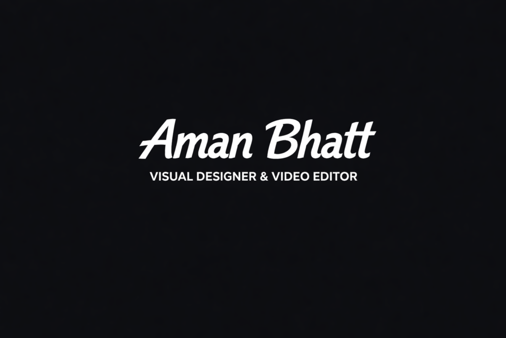 Aman  Bhatt - cover