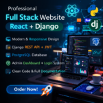 Développer une plateforme web professionnelle Full-Stack utilisant Django et React (SaaS/Dashboard/API) - À distance