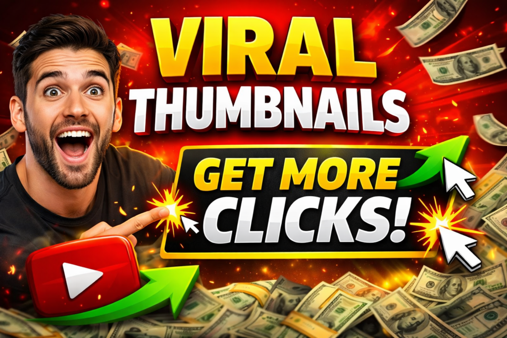 Je vais repérer des vignettes YouTube qui boostent les clics et le CTR - portfolio - 0