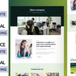 I will design cleaning company website cleaning service website