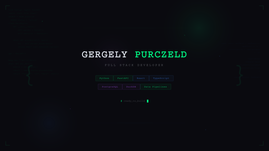 Purczeld Gergely - cover