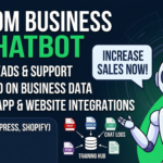 I will build a Custom AI Chatbot trained on your Business Data for Support & Leads