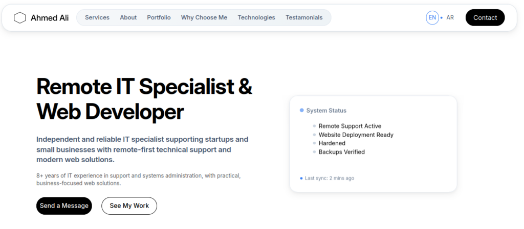 Wordpress Website Development - portfolio - 0