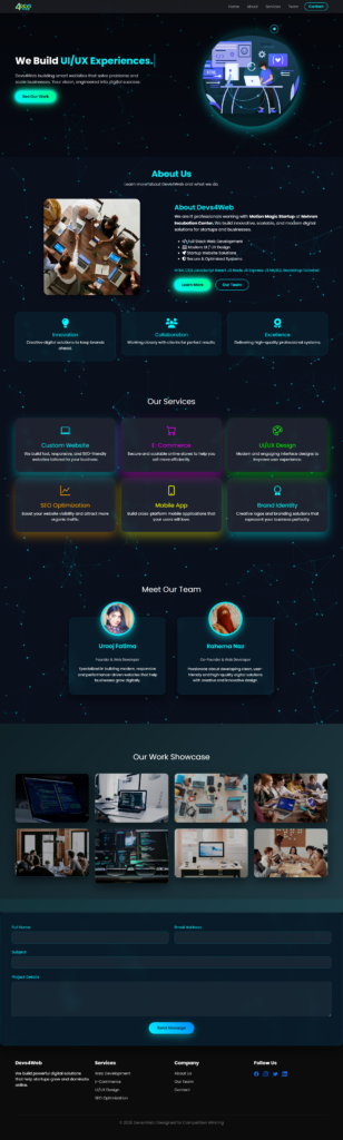 Devs4Web - portfolio - 0