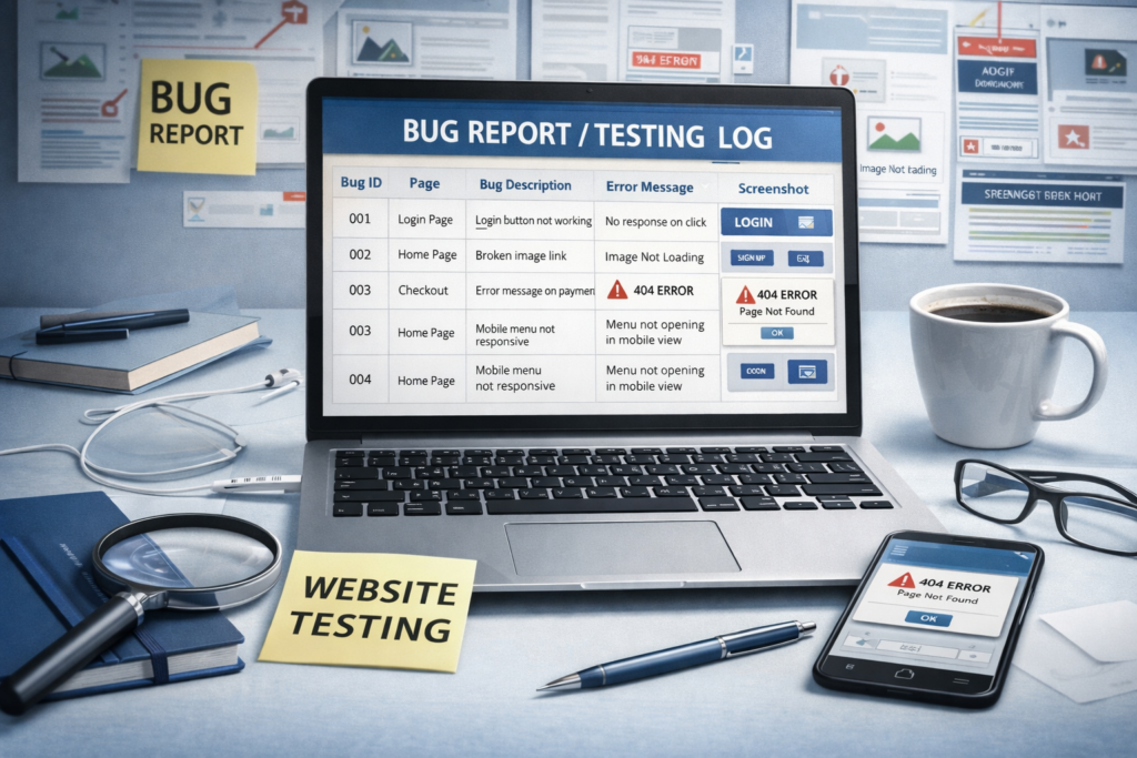 I will test your website or app and provide a detailed report - portfolio - 2