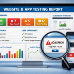 I will test your website or app and provide a detailed report