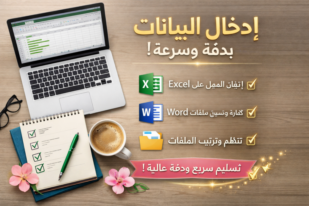I will enter the data accurately and work on Excel, Work - portfolio - 0