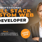 Je vais concevoir un site web full stack personnalisé dans 20 jours