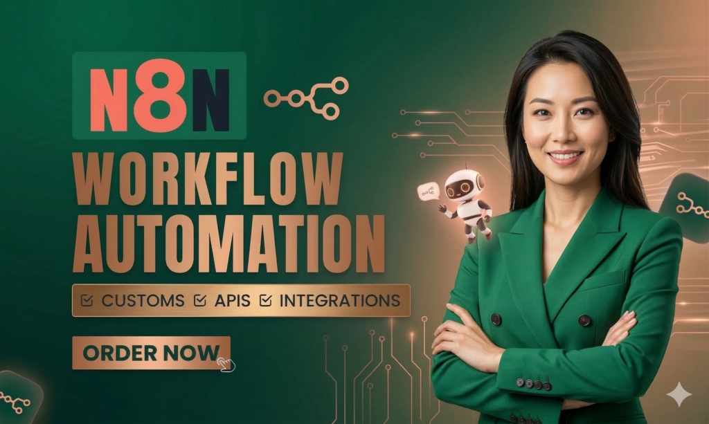 سأقوم بأتمتة سير العمل في n8n، وكيل الذكاء الاصطناعي، وأتمتة الذكاء الاصطناعي كخبير n8n، زابير - portfolio - 0