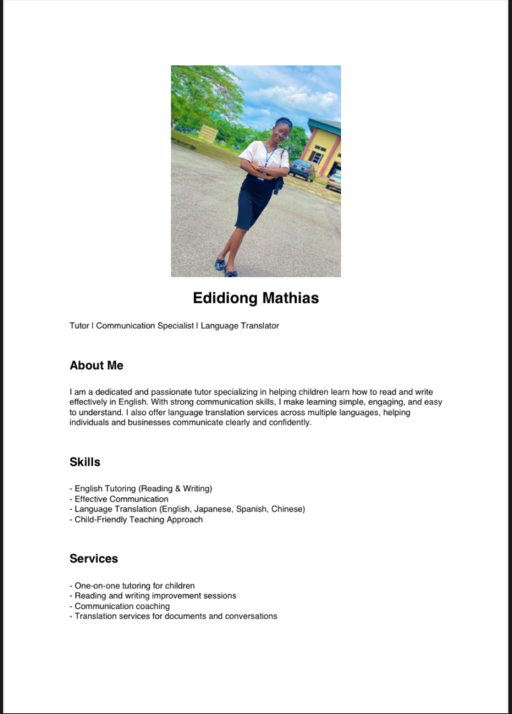 Edidiong Mathias - portfolio - 0