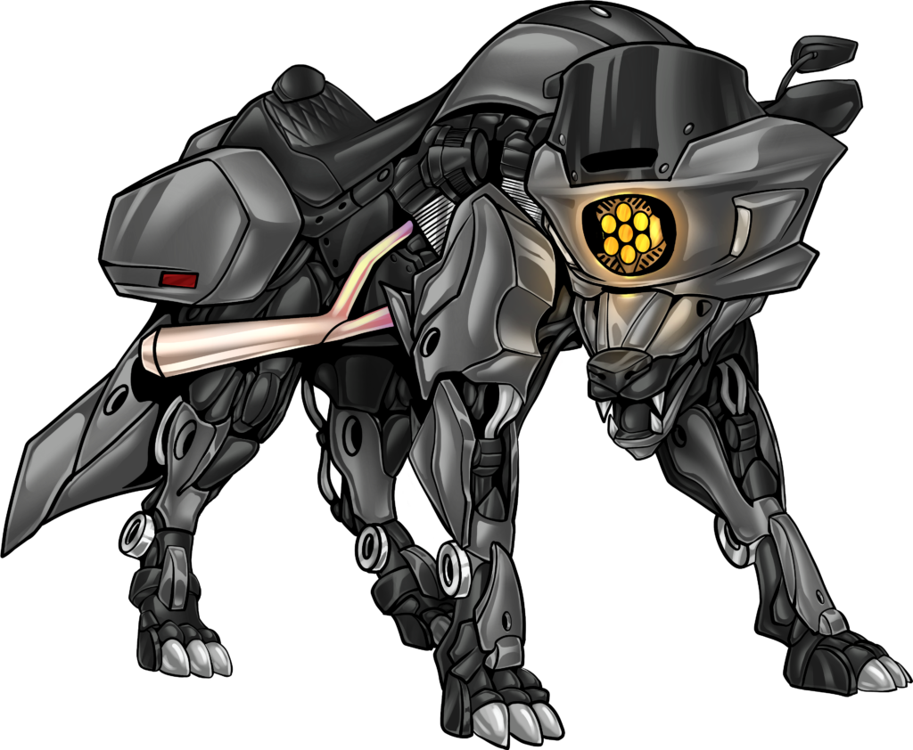 Custom Moto-Beast Illustrations for Apparel & Biker Merch - portfolio - 2