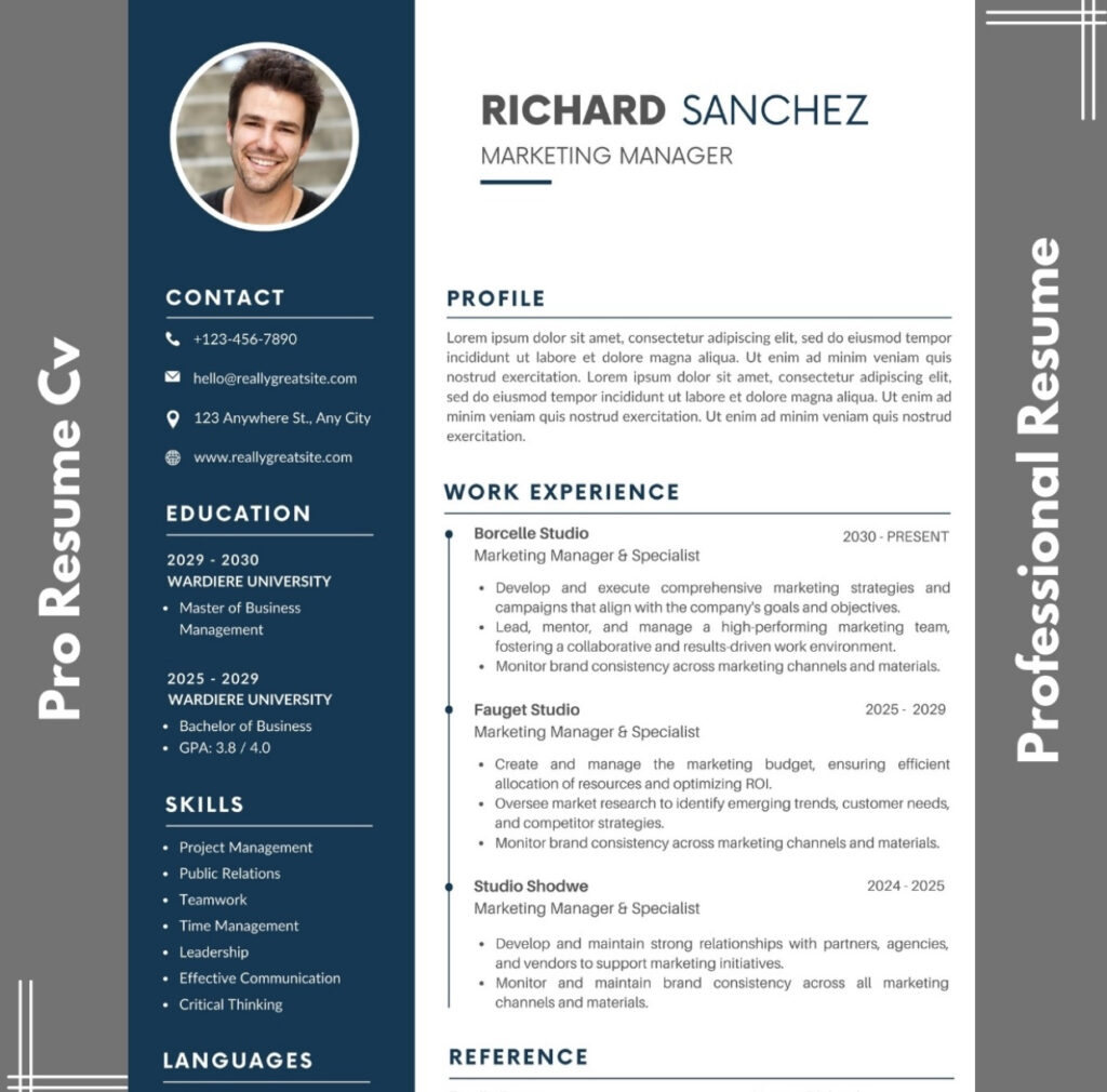 Professional CV/Resume Maker   - portfolio - 1