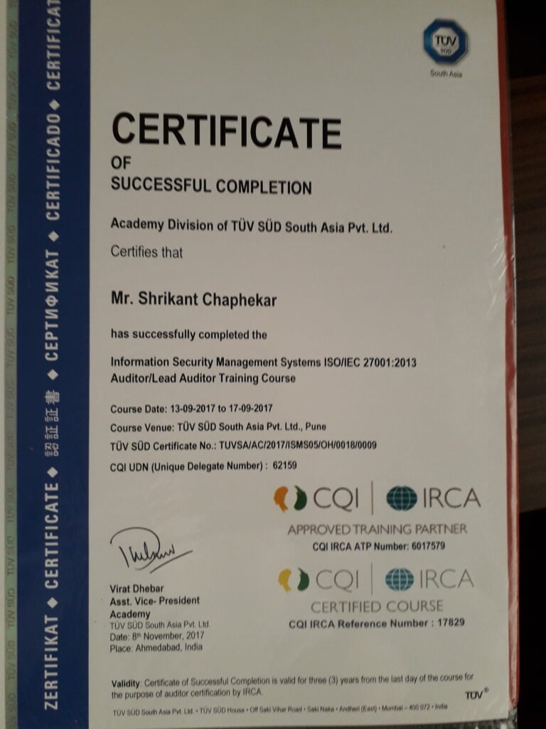 SHRIKANT CHAPEKAR - portfolio - 0