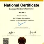 Computer Hardware Technician - NVQ4