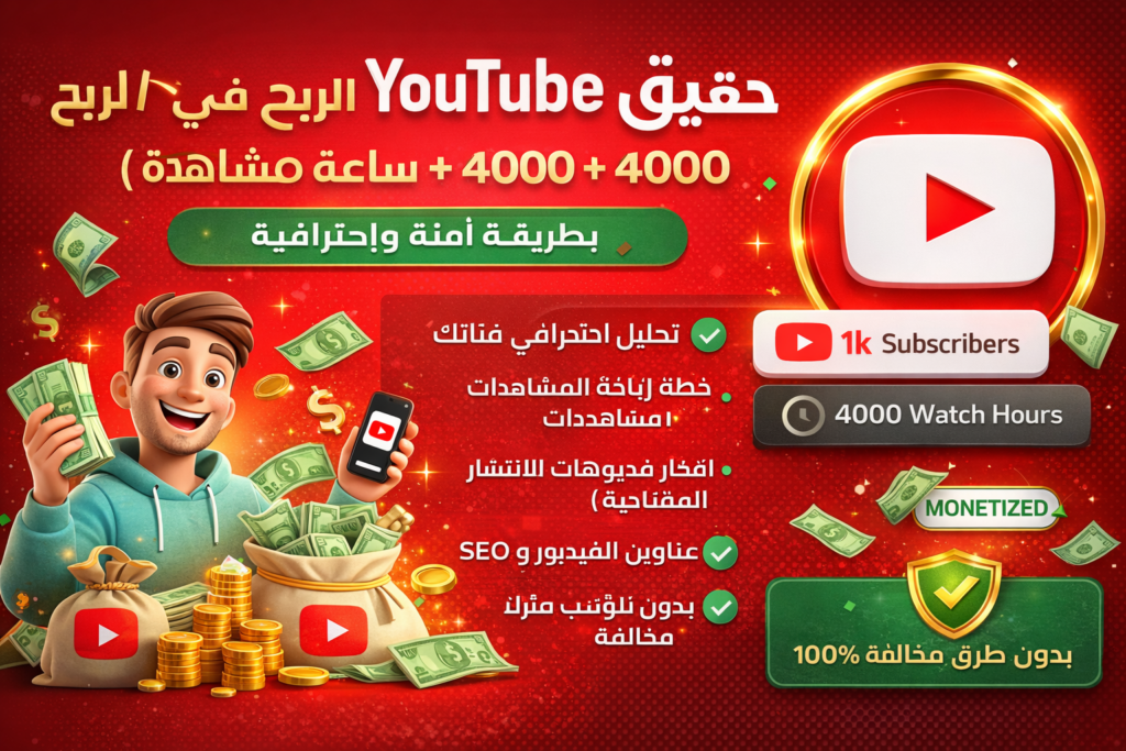 Achieve YouTube Earnings in a Professional and Secure Way - portfolio - 0