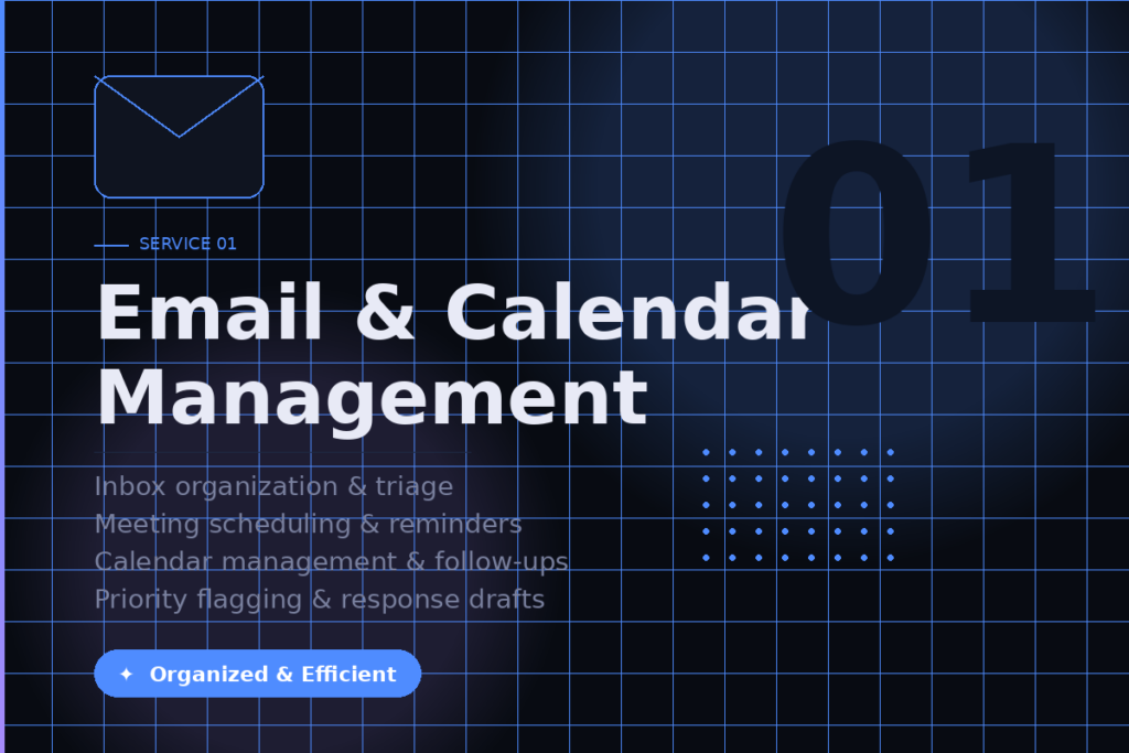 Je gérerai vos mails et votre calendrier de manière professionnelle - portfolio - 0