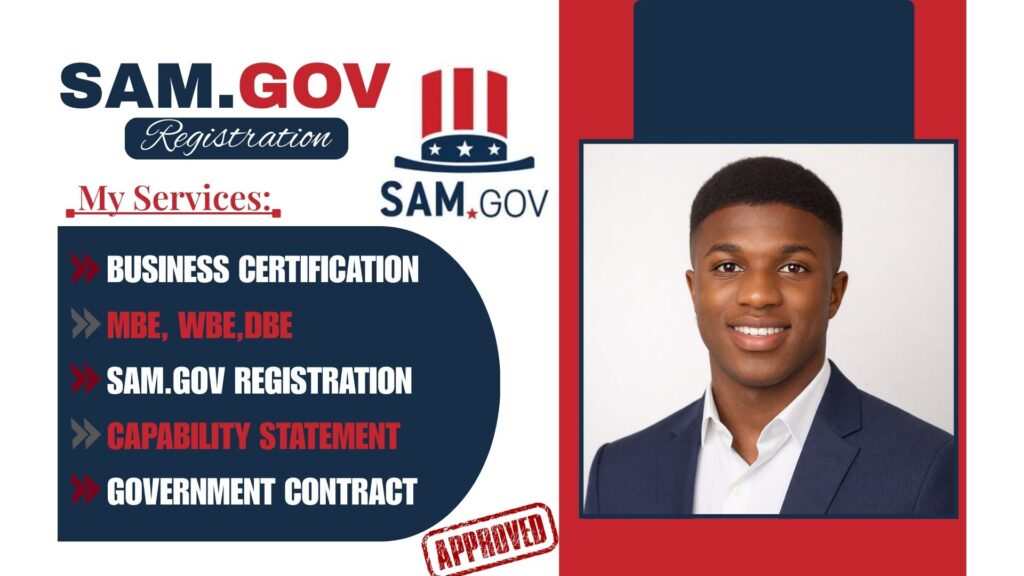 Je préparerai et déposerai votre MBE, WBE, DBE, SBA 8(a), certification WOSB et votre enregistrement SAM.gov - portfolio - 0