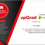 Programme de certificat en IA générative Foundations