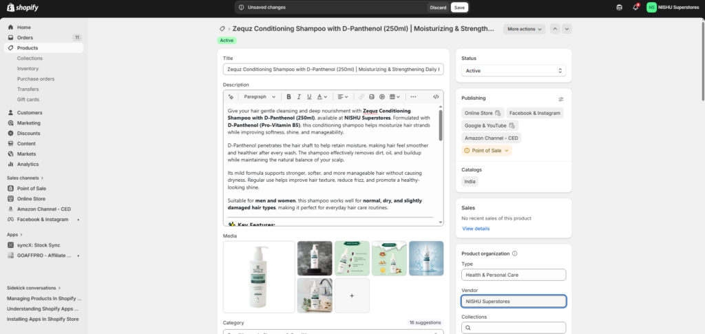 I will write SEO optimized product descriptions for Shopify and eCommerce - portfolio - 1