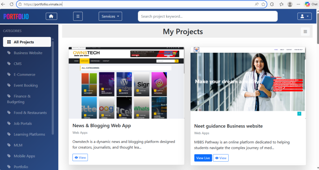 I will build a custom website or web app and mobile app using Laravel, Livewire, or Flutter - portfolio - 0