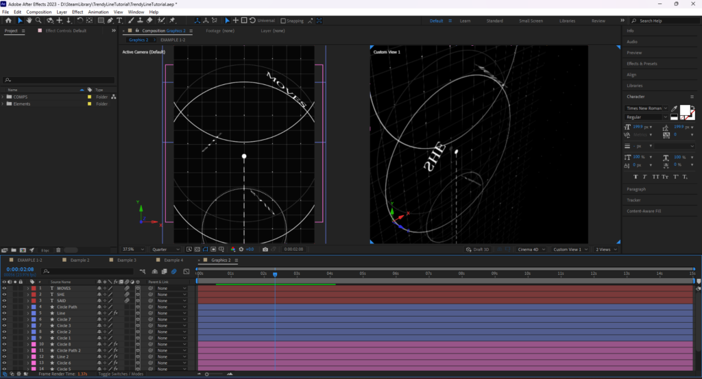 تعديل الفيديو المتقدم من Adobe After Effects وPremiere Pro وتصميم الحركة ثلاثية الأبعاد - portfolio - 1