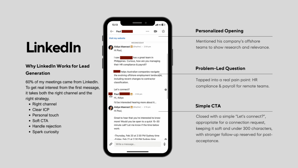 Je ferai de la sensibilisation LinkedIn b2b, je me connecterai, je ferai un suivi et je répondrai en 7 jours - portfolio - 0