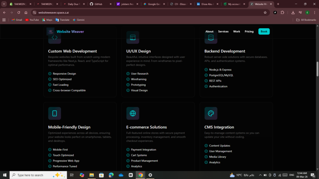 I specialize in creating high-performance, custom websites tailored to your unique business goals. I blend professional development wit - portfolio - 1
