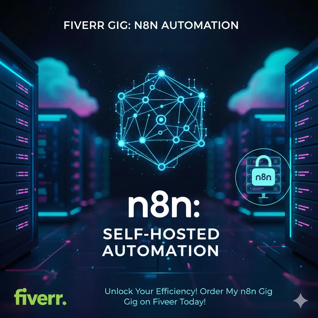 Je vais héberger moi-même le n8n et construire des flux de travail d’automatisation puissants - portfolio - 0