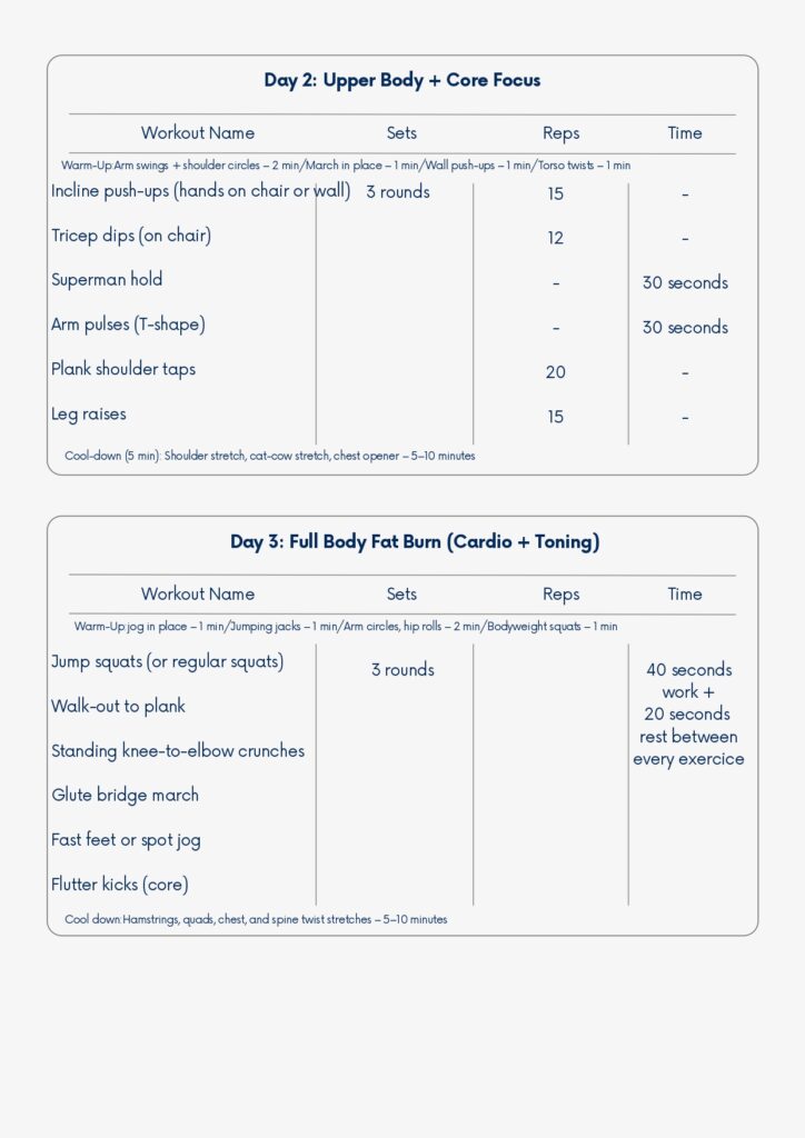 Custom Workout Plan - portfolio - 1