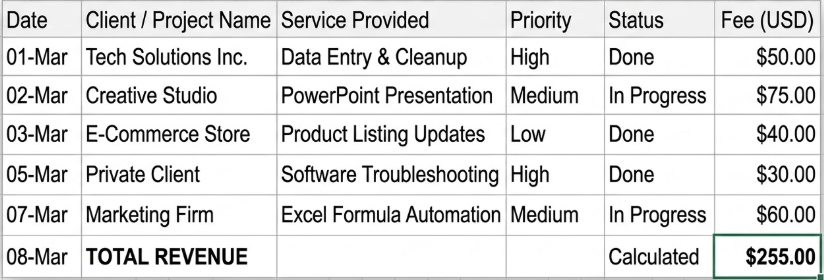Expert Virtual Assistant, Technical Computer Services, Administrative Support - portfolio - 1