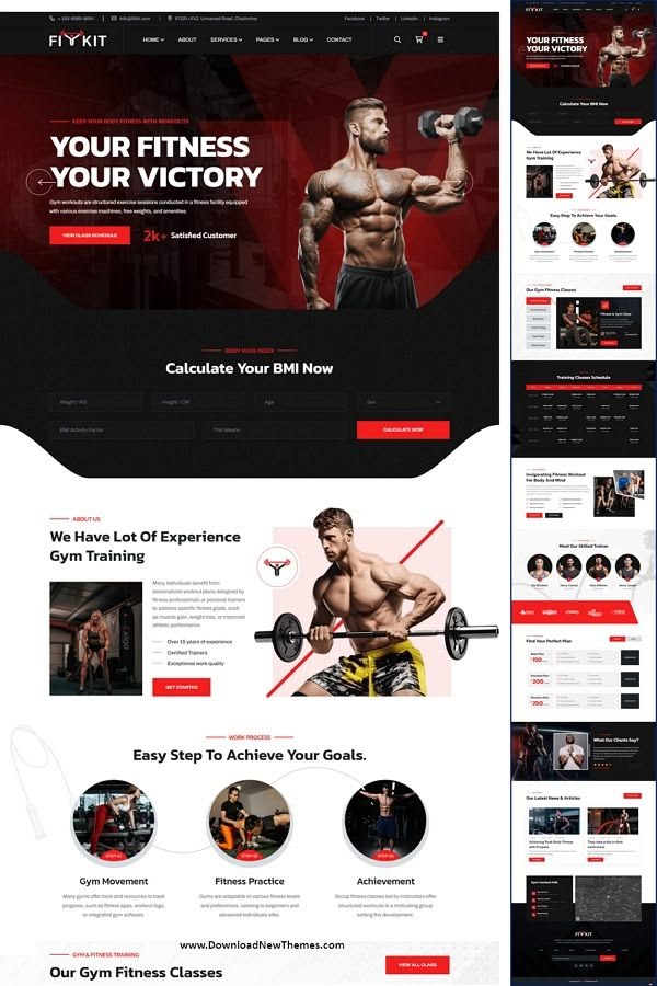 Conception de sites web pour entraîneurs, entraîneurs personnels et instructeurs sportifs - portfolio - 0