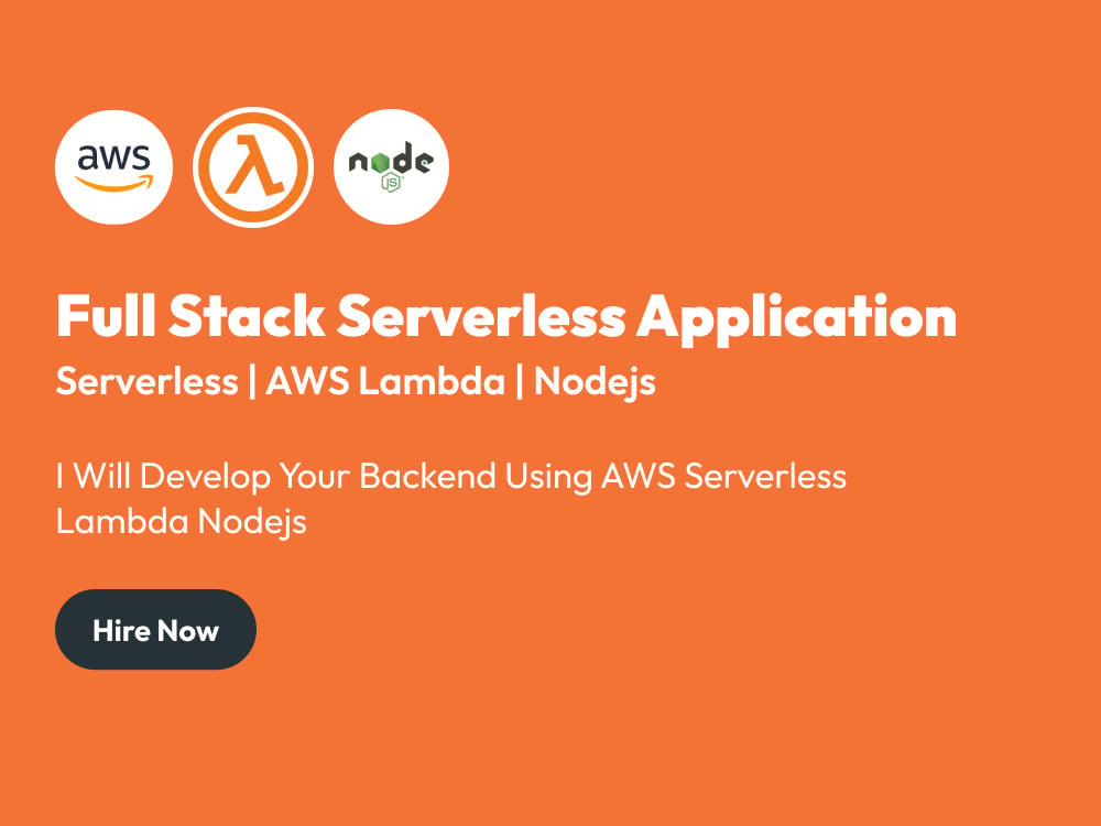 Vous bénéficierez d’une solution serveur Node.js backend construite sur AWS - portfolio - 0