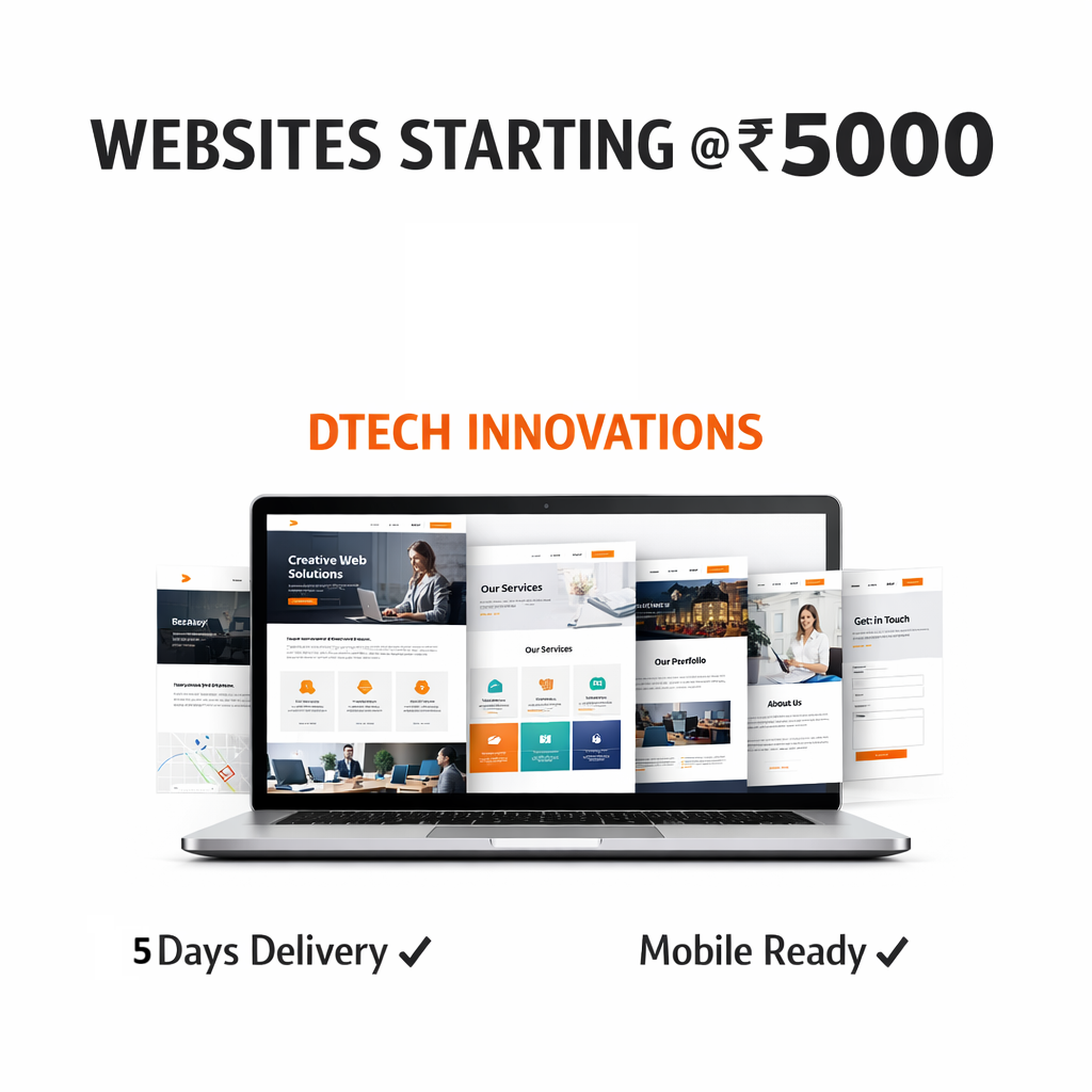 I will create website in 5 day - portfolio - 2