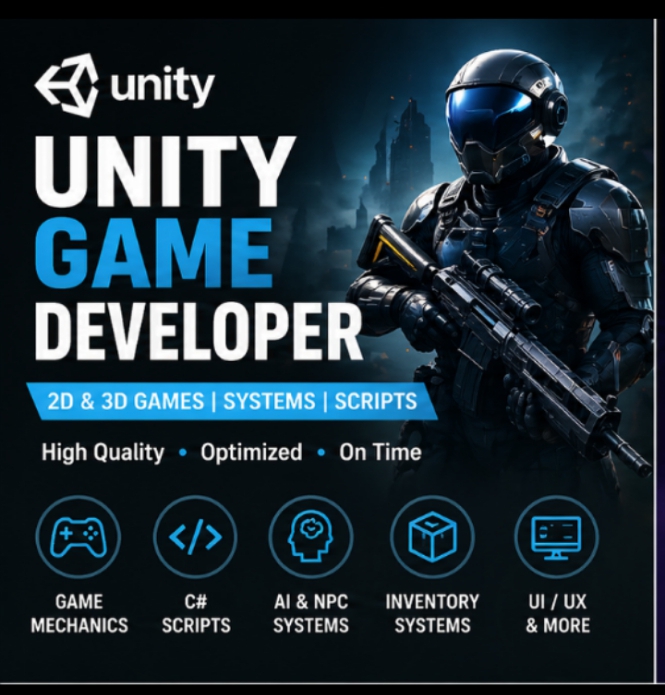 Je créerai des jeux Unity 2D ou 3D pour mobile et PC - portfolio - 0