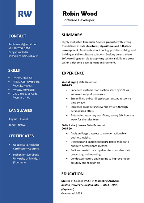 EXPERT RESUME SPECIALIST  - portfolio - 1