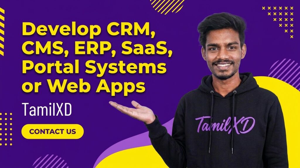 i will develop CRM, cms, erp, saas, portal systems and web app - portfolio - 0