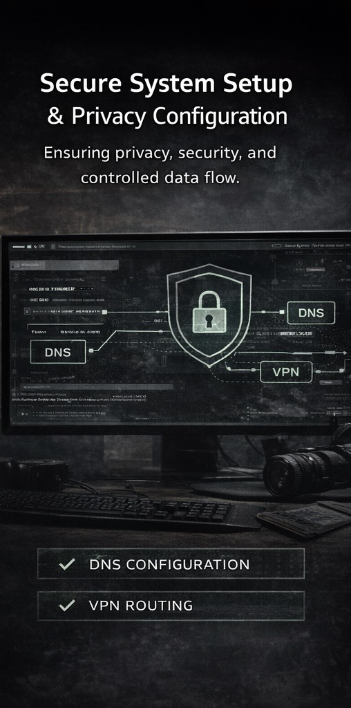 Secure System Setup & Privacy Configuration - portfolio - 0