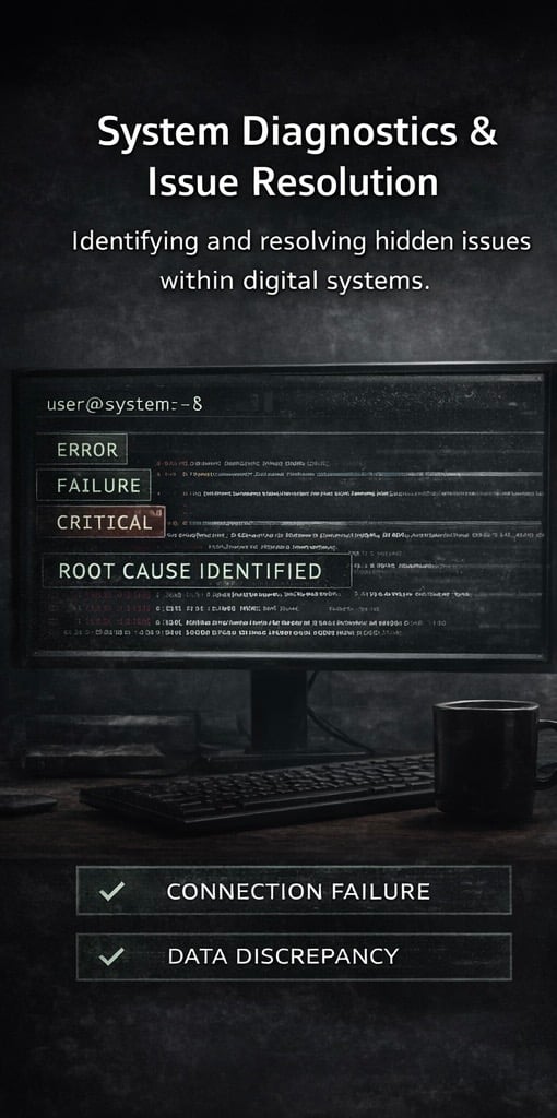 تشخيص النظام وحل المشكلات - portfolio - 0