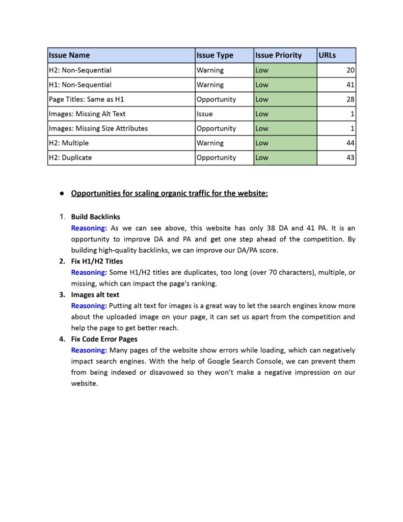 Système complet de développement SEO (audit, corrections et stratégie) - portfolio - 0